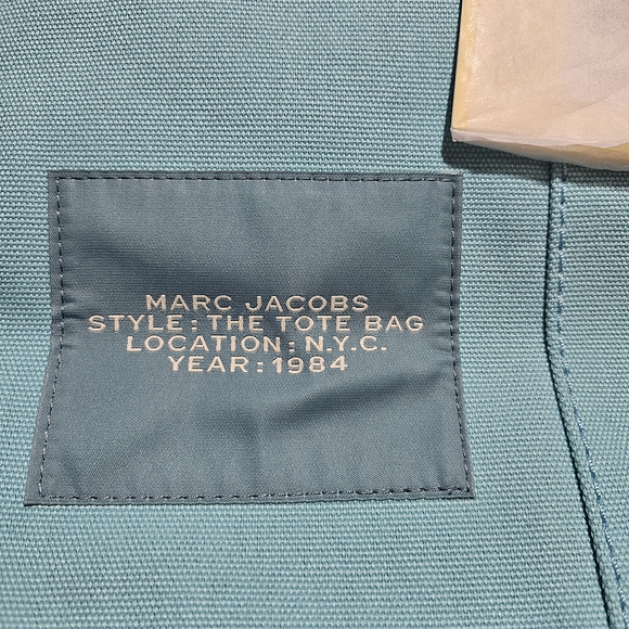 Marc Jacobs Teal The Tote Bag Large - Picture 3 of 14